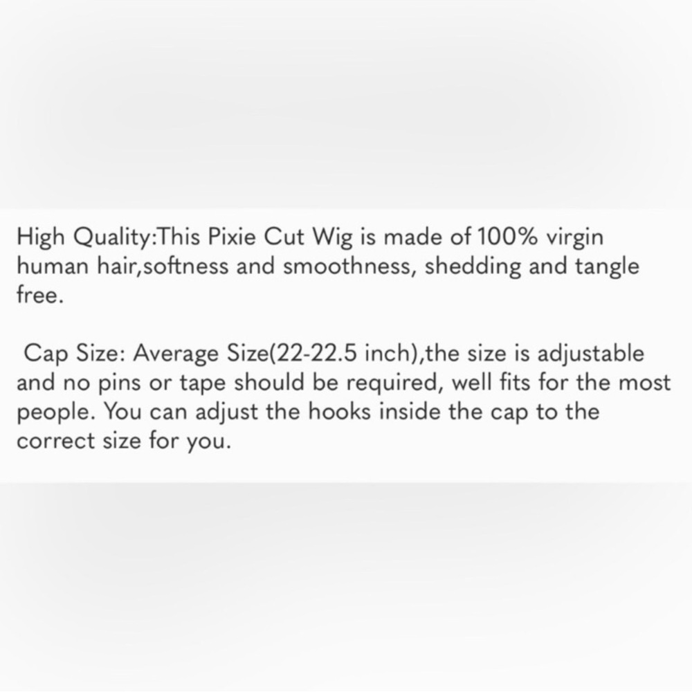 Pixie Cut Wig Human Hair for Black Women Brown Short Wig New - Picture 7 of 7